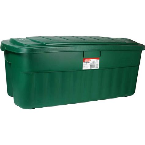 rubbermaid roughneck jumbo storage box 50 gal dark indigo metallic|rubbermaid roughneck storage.